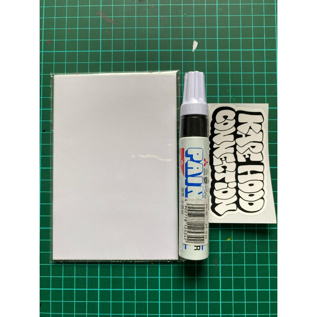 

Uni paint marker px-30 Black Free Blank Sticker Slap 20pcs