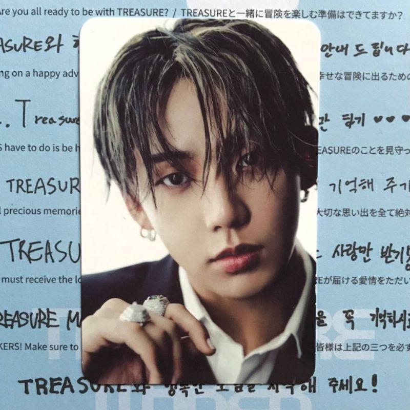 [OFFICIAL] PC Photocard Treasure Concept YG Tag Reboot White Version Hyunsuk