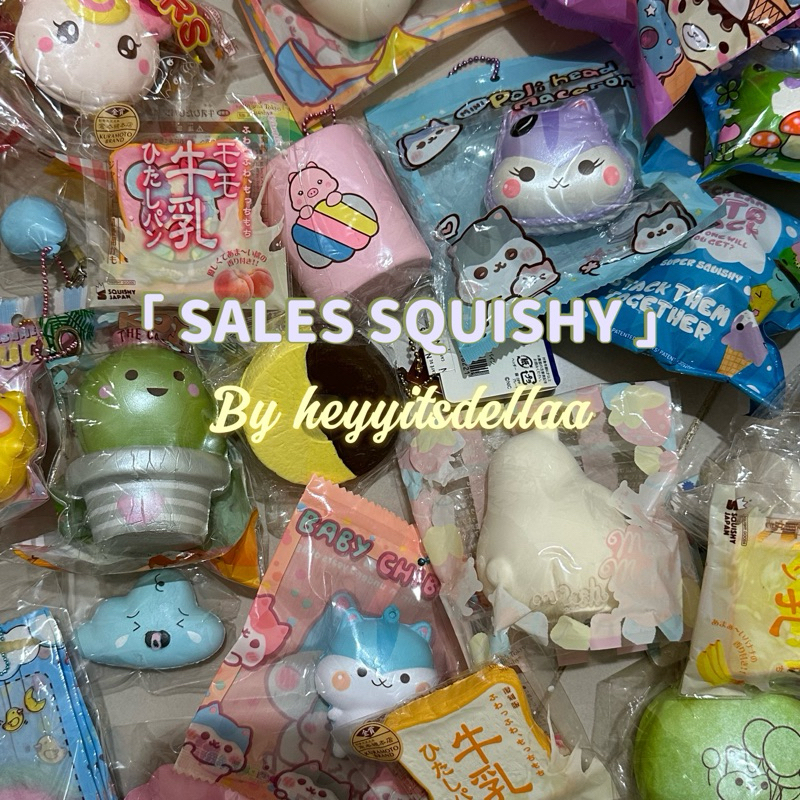 Preloved squishy #1 (Ibloom, Punimaru, Silly squishies, Cafe d en, Creamiicandy, etc)