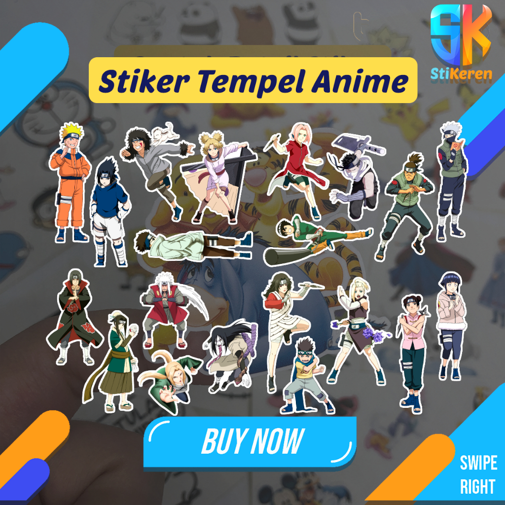 

Stiker Anime Naruto Premium untuk Laptop HP Kulkas Tumblr