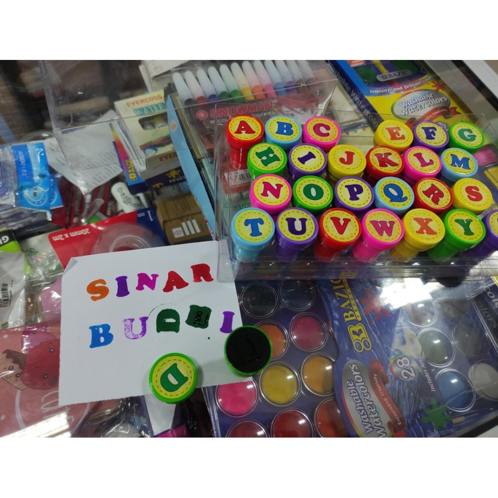 

Paling Dicari stempel abjad anak isi 26 buah 35