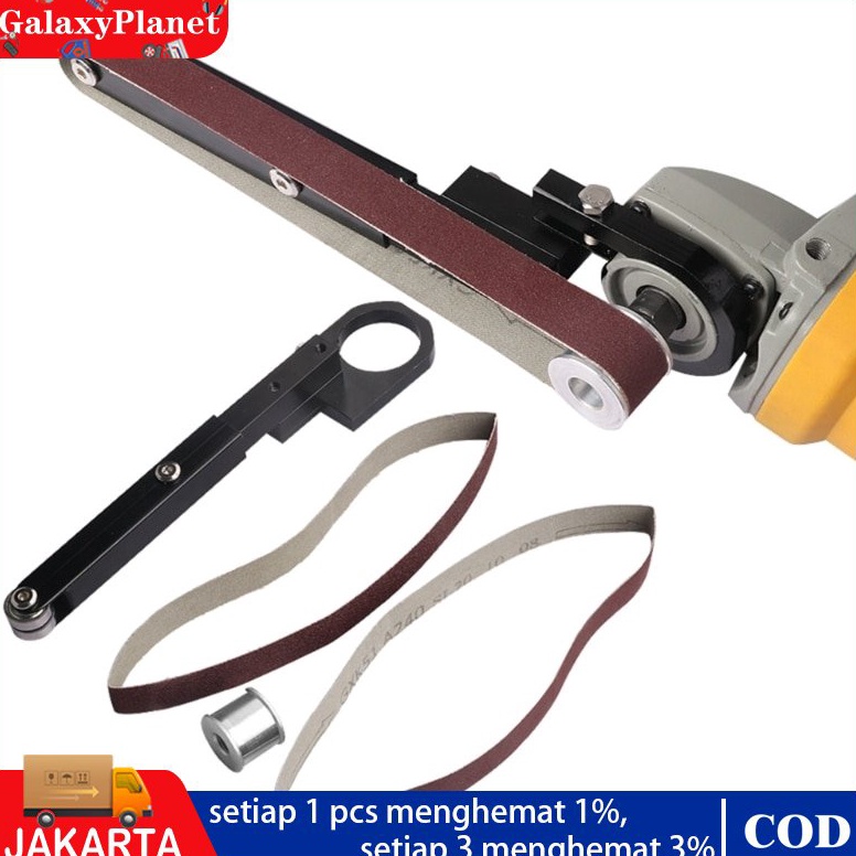 Terbaru Handheld Air Belt Sander Adaptor Gerinda Tangan Konverter Grinder Konverter AmplasAir Belt S