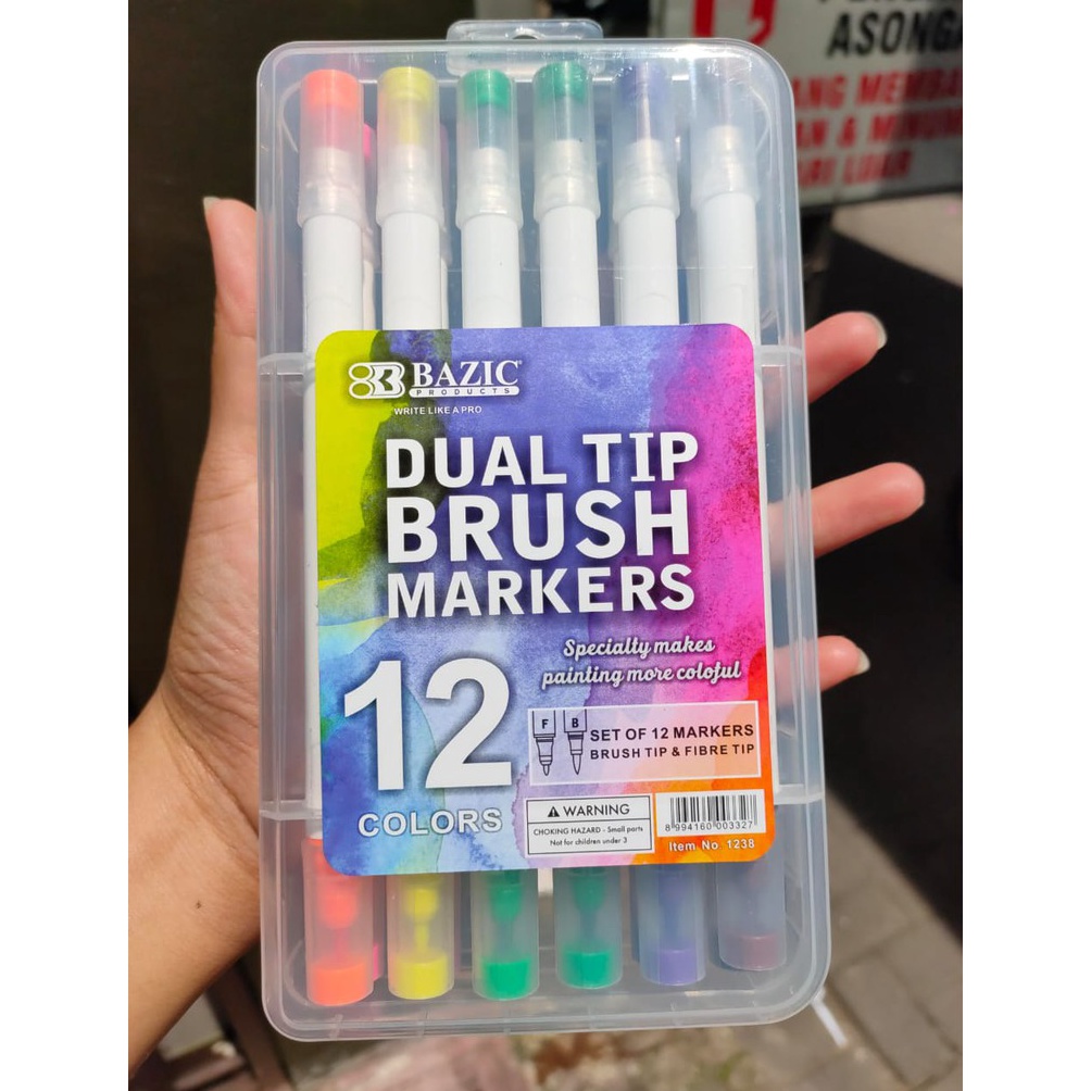 

Special Edition brushpen bazic dual tip 12 warna 49