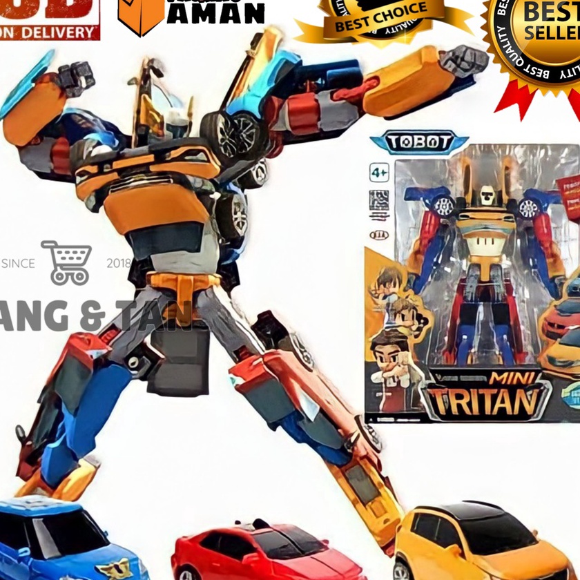 HJ6  BISA COD  PROMO Mainan Anak Robot 3in1 UK 28CM Mainan Mobil Mobilan Bisa Rubah Jadi Robot Besar