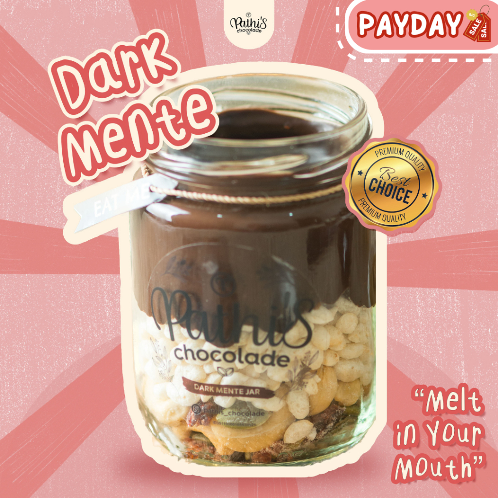 

Dark Mente Jar - Choco Nuts & Berry Series