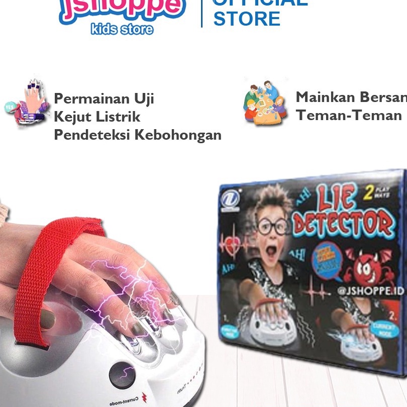 KI3 JSHOPPE Mainan pendeteksi kebohongan  lie detector game  mainan lie detector  prank game  prank 