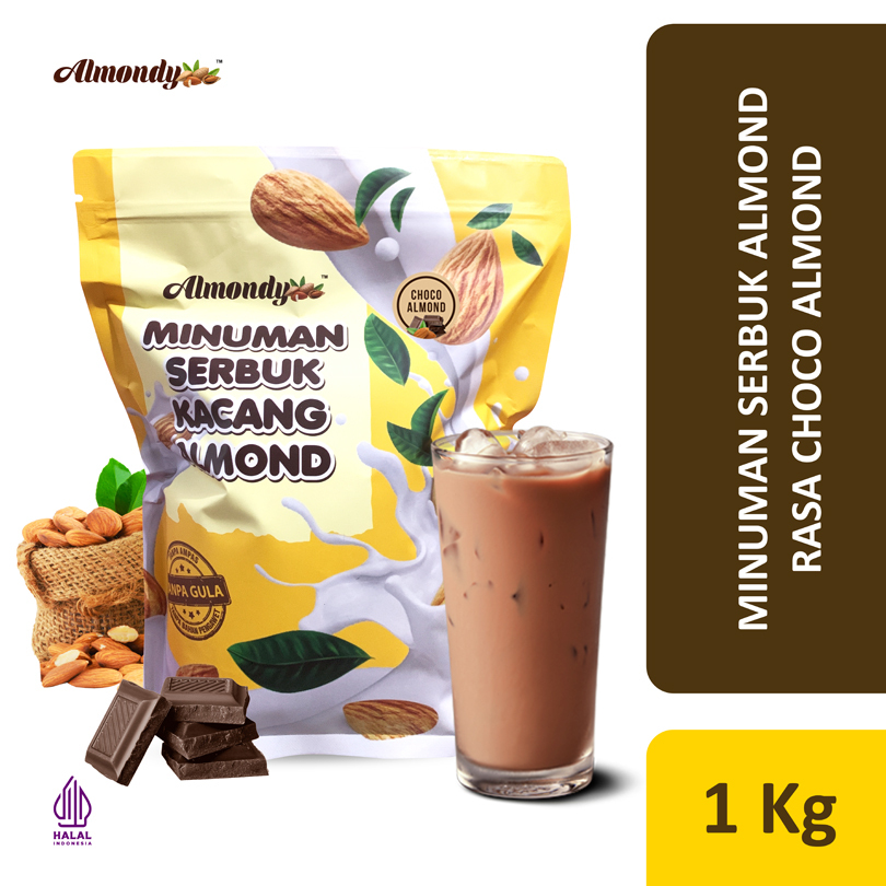

Almondy Minuman Serbuk Kacang Almond | ASI Booster | Susu Almond | Choco Almond