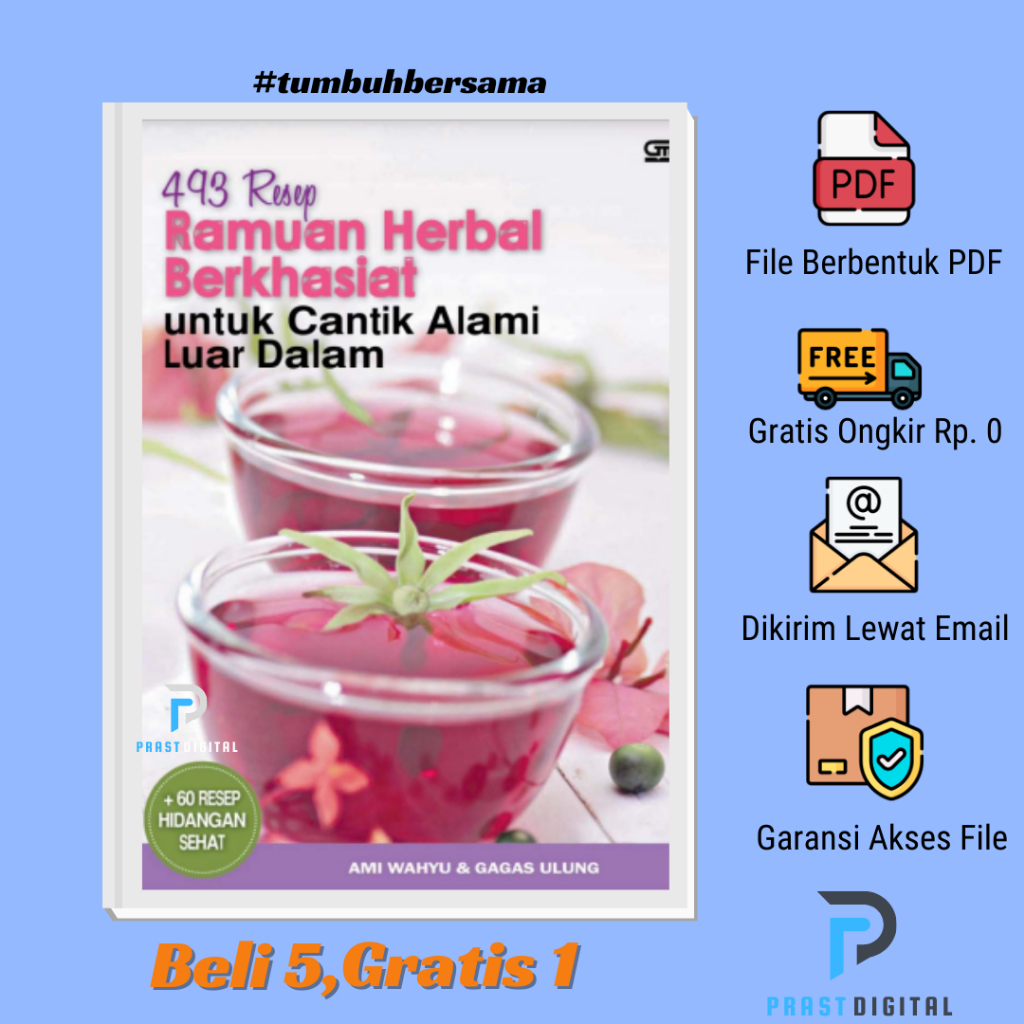 

493 Resep Ramuan Herbal Berkhasiat untuk Cantik Alami Luar Dalam