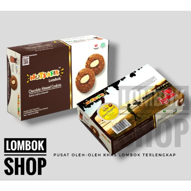 

Kue Coklat Almond Nutsafir Cookies Khas Lombok