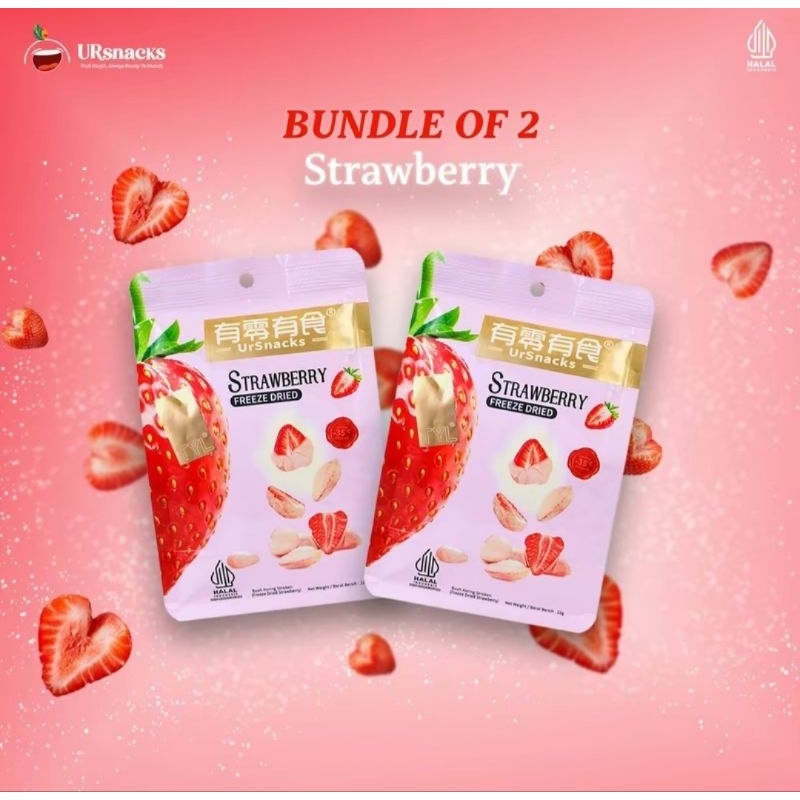 

Ursnacks Paket 2 bundle (strawberry strawberry)