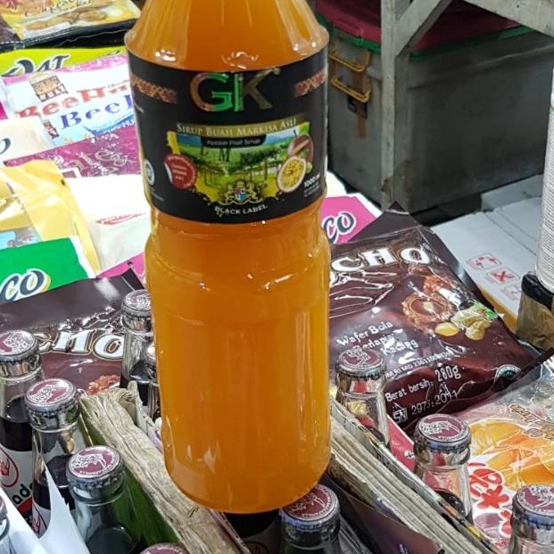 

Terlaku Sirup Marquisa Gk Black Label Super 1 ltr khas Medan TKL