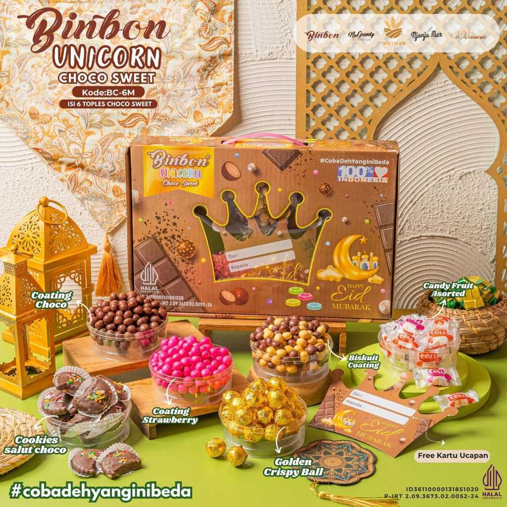 

KUE LEBARAN BINBON UNICORN CHOCO SWEET/COKLAT/BINGKISAN/HAMPERS