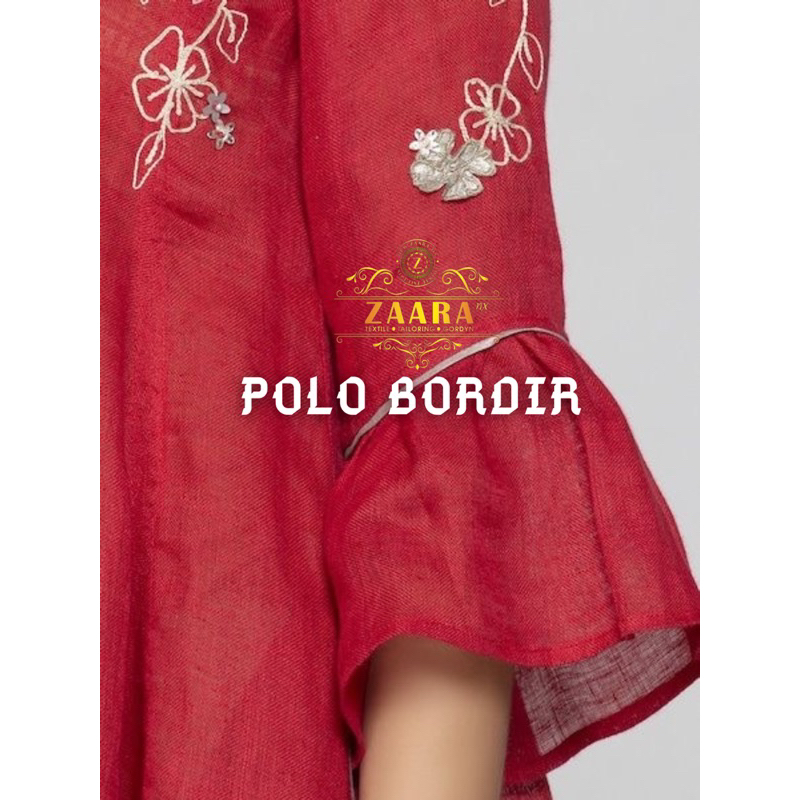 KAIN POLO LINEN BORDIR