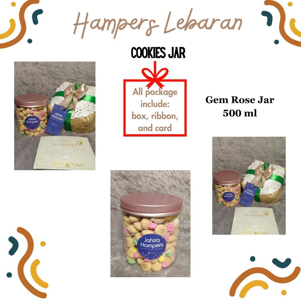 

Gem Rose Jar/Bingkisan Lebaran/Hampers Lebaran/Hampers Unik Murah/Bingkisan Idul Fitri