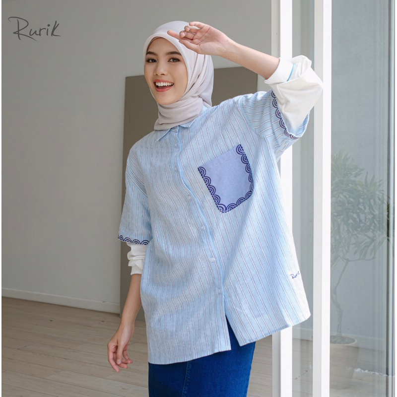 Rurik Kemeja Wanita Katun Vanda Shirt