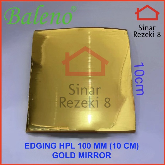 Telah Hadir Edging HPL GOLD MIRROR 1 MM  Emas Pinggiran Meja Kayu taco PVC