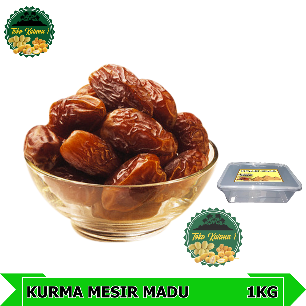 

Kurma madu super (mesir) isi 1kg [ kemasan box mika ]