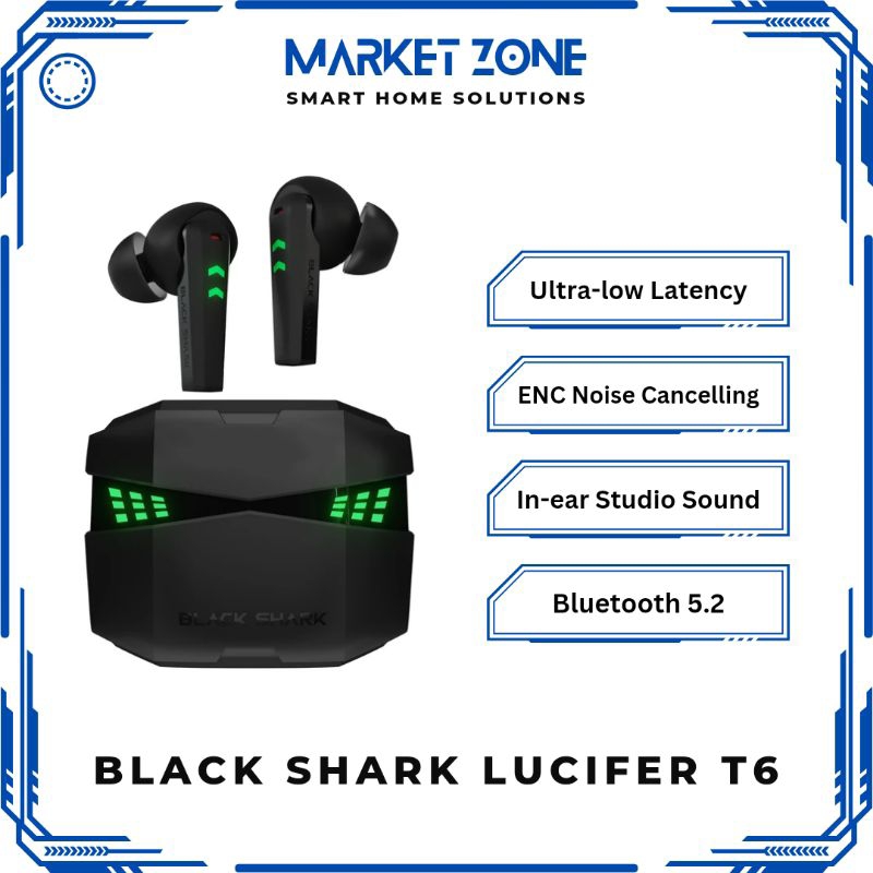 Black Shark Lucifer T6 TWS Gaming Earphone Ultra Low Latency