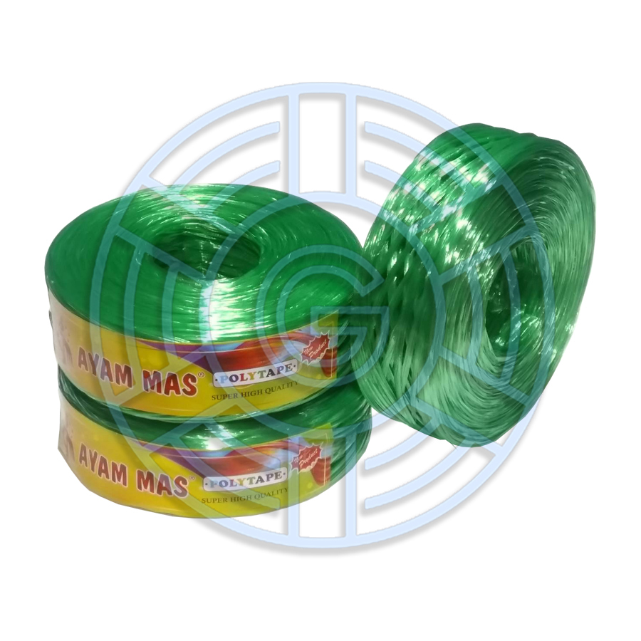 

Tali Plastik Rafia Warna 400 Gram Merek Ayam Mas / Gapura / Jeruk