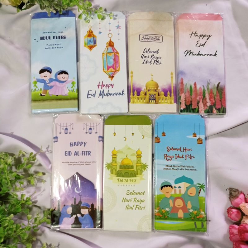 

(10 pcs) Amplop Lebaran Cute / Amplop Idul Fitri buat isi THR