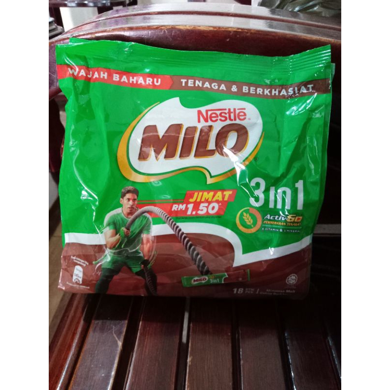 

MILO MALAYSIA ISI 18 SACHET/MINUMAN COKLAT/CHOCOLATE DRINK/MILO IMPORT