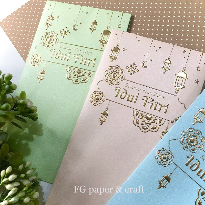 

RK Amplop Idul Fitri Lebaran 5pcs Pastel Lantern, Free Sticker Seal by fgpaper