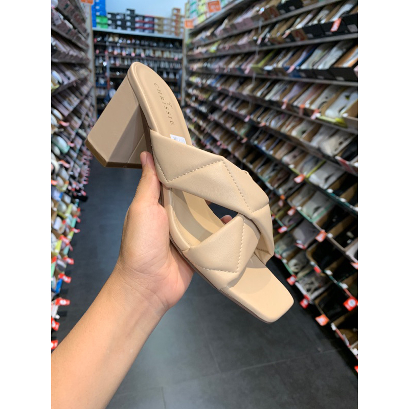 xiva white heels wanita payless