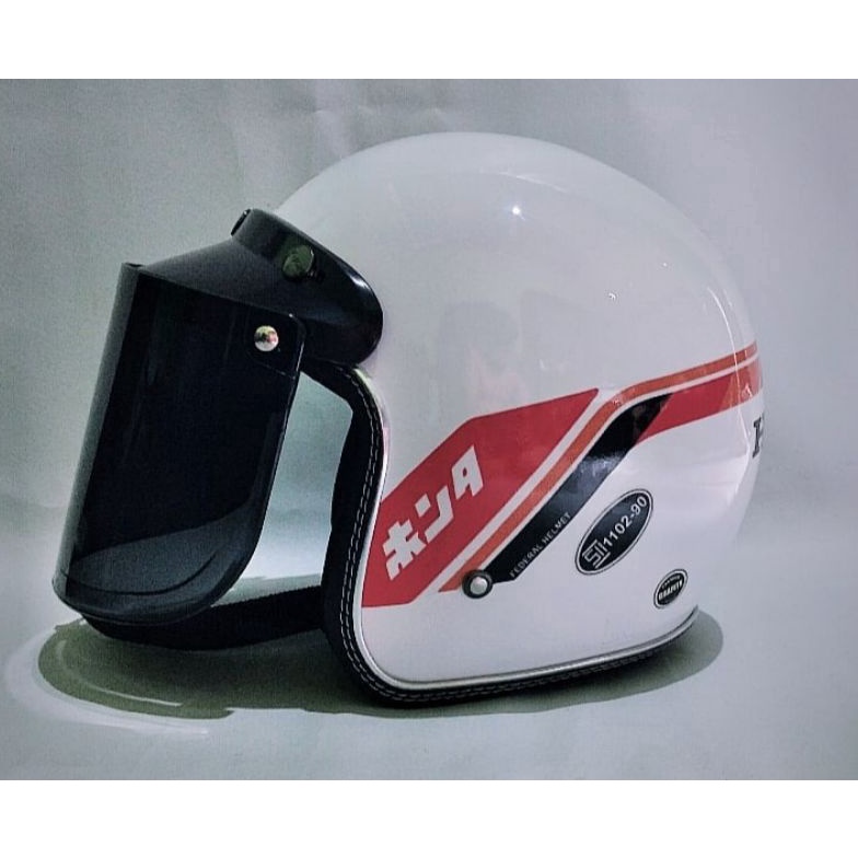 Miliki Sekarang HELM HONDA GANK  HELM BOGO RETRO  HELM HONDA SERIES RSG