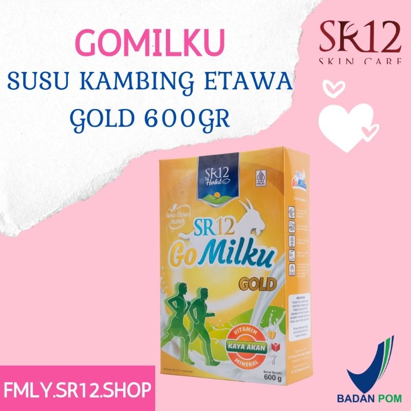 

Gomilku Gold SR12 600 gr Susu Kambing Etawa Rendah Lemak Tinggi Kalsium Bebas Gula