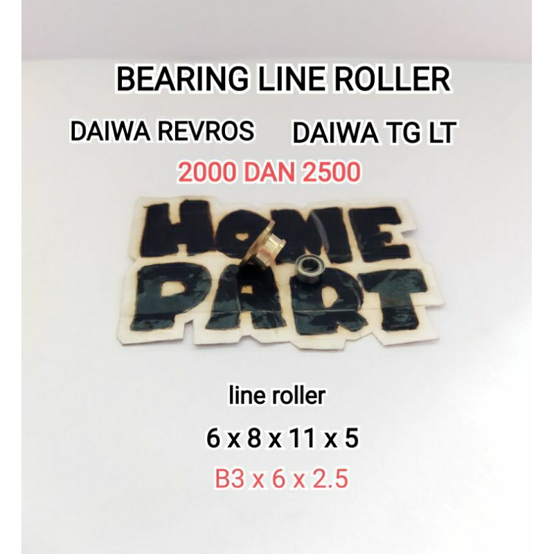 1Set Line Roller Dan Bearing Reel Daiwa Ukuran 2000/3000/4000/5000