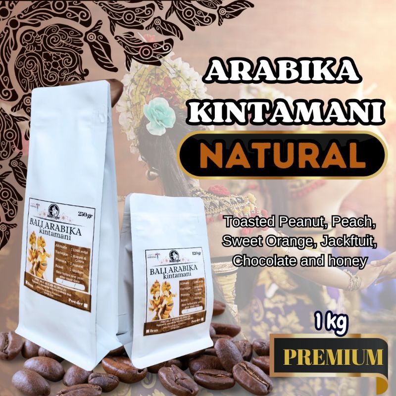 

arabika Kintamani natural 1kg/biji kopi arabika Kintamani natural/bubuk kopi atau powder arabika Kintamani natural