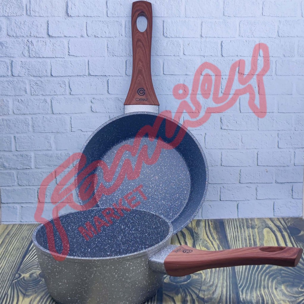 SAUCE PAN 16CM/ SAUCE PAN 18CM MARBLE SERIES CYPRUZ