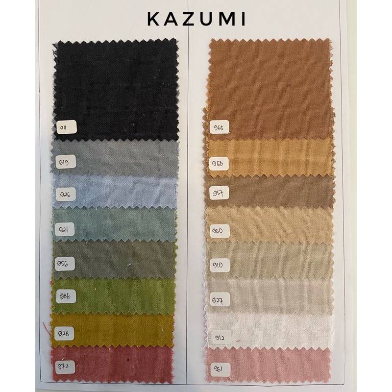 Katalog Kain Linen Katun Kazumi