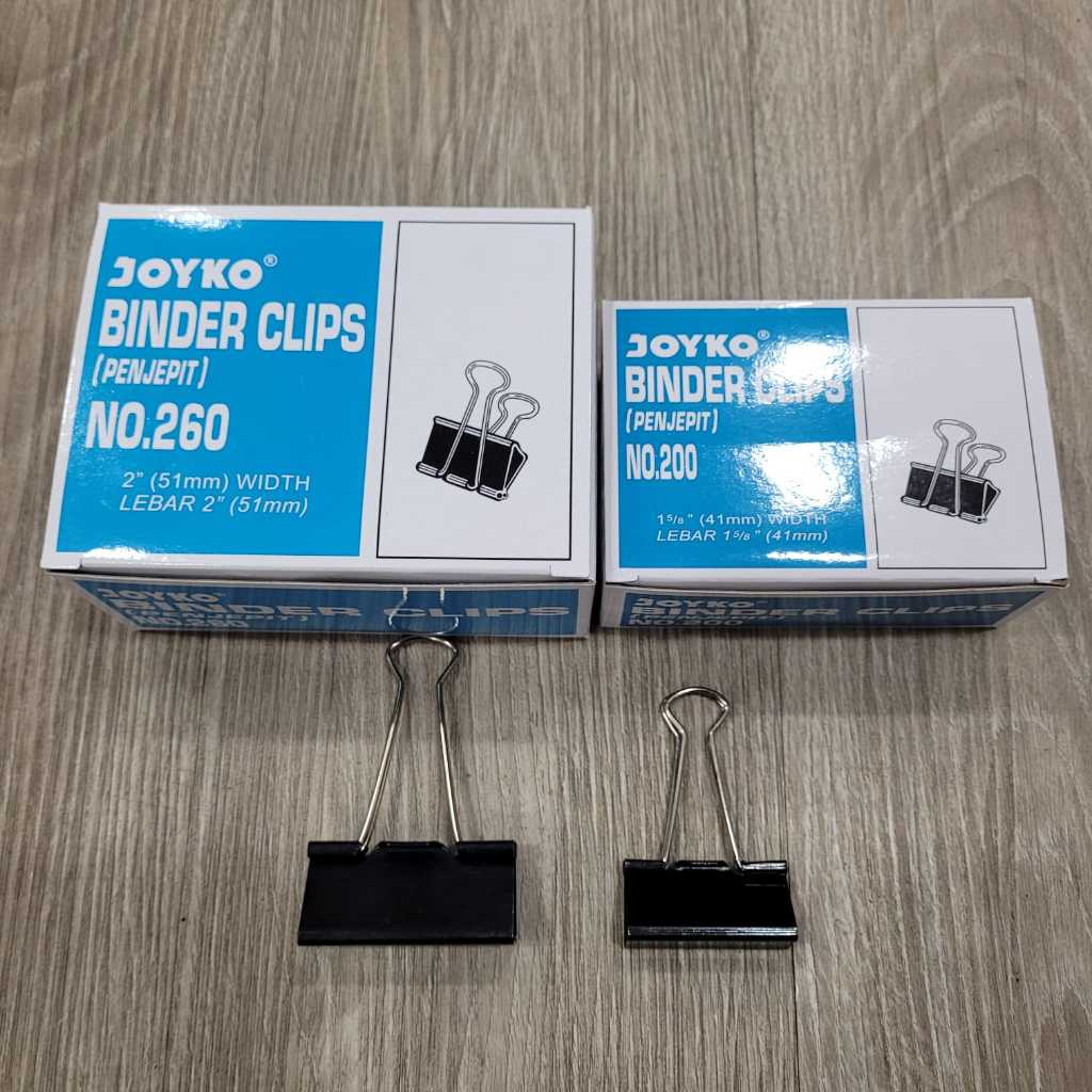 

Binder Clip Klip Penjepit Kertas Joyko No. 200 - 260
