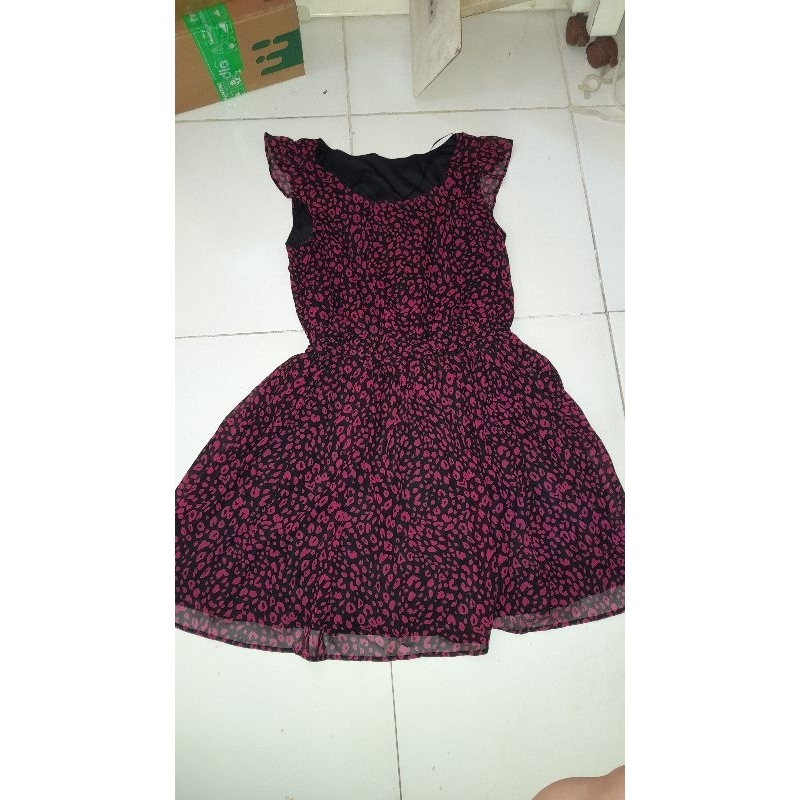 Preloved Chiffon Mini Dress