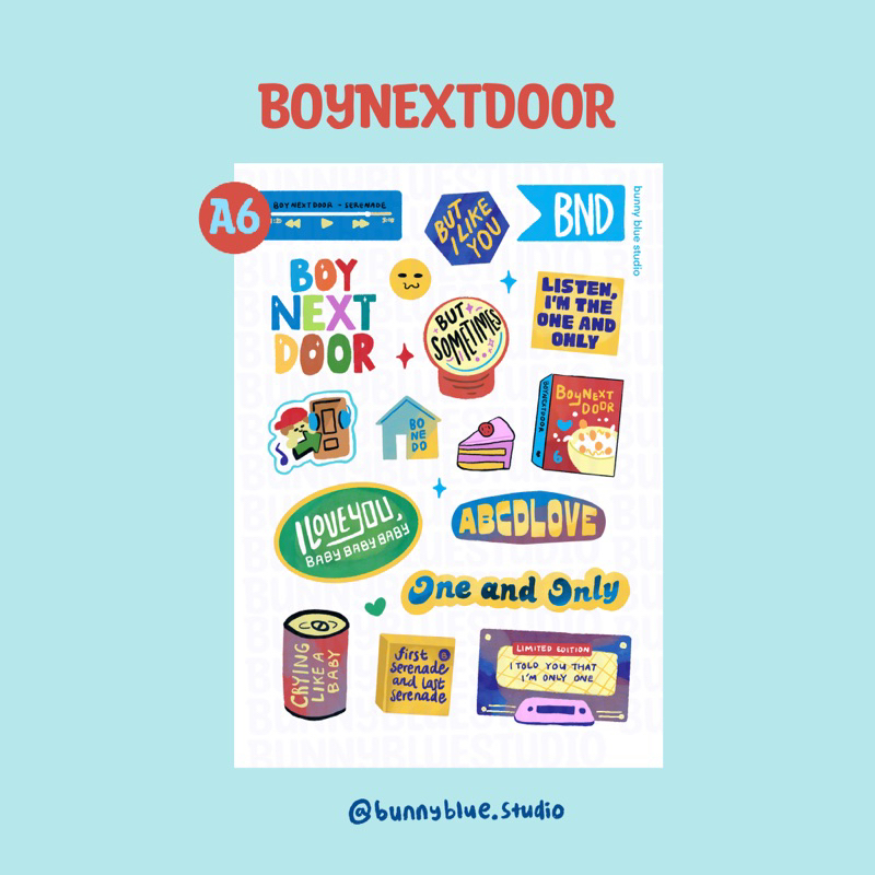 BOYNEXTDOOR Fanart Sticker