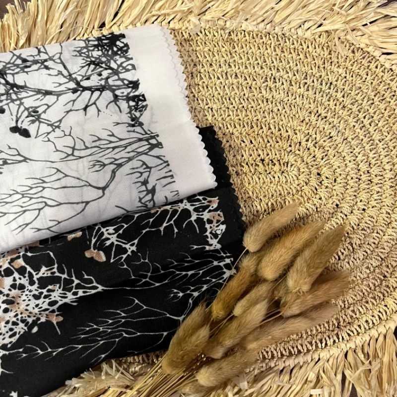 hijab voal premium motif akar