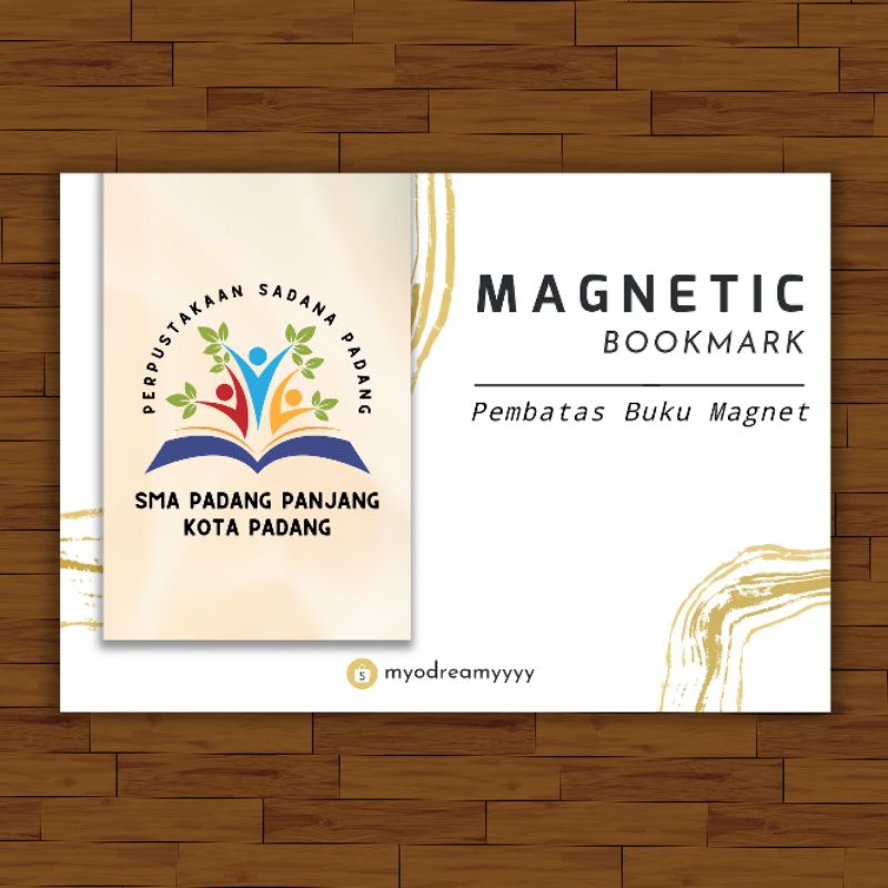 

Pembatas Buku Magnet Capit - Magnetic bookmark - custom gambar dan nama - souvernir hadiah kado gift perpustakaan perusahaan lembaga organisasi partai