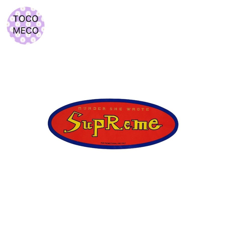 

sticker Supreme Murder She Wrote logo stiker