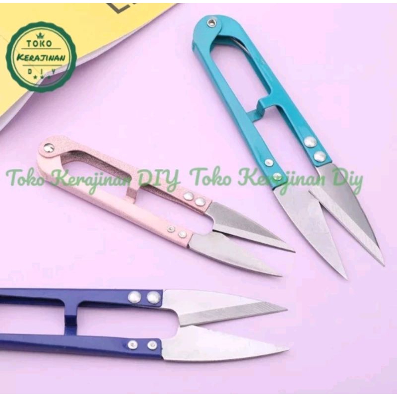 

Queen - 0Gunting Potong Benang Kain Bahan Gunting Cekris Benang Craft