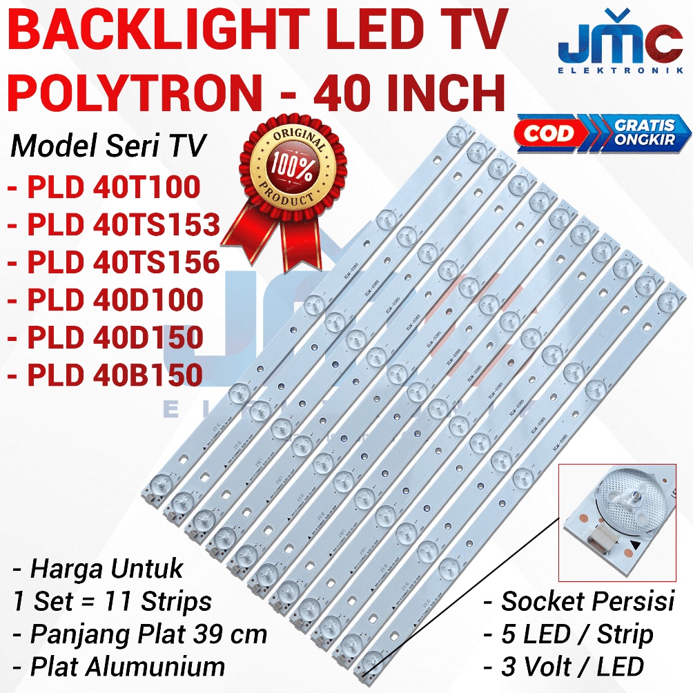 Laris BACKLIGHT TV LED POLYTRON 4 INC PLD4T1 PLD4D1 PLD4V1 PLD4T15 PLD4D15 PLD4TS156 PLD4T1 4D1 4V1 