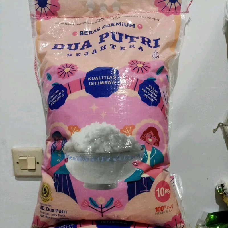 

BERAS C4 PREMIUM DUA PUTRI 10KG VIA SPX INSTAN 2 JAM SAMPAI