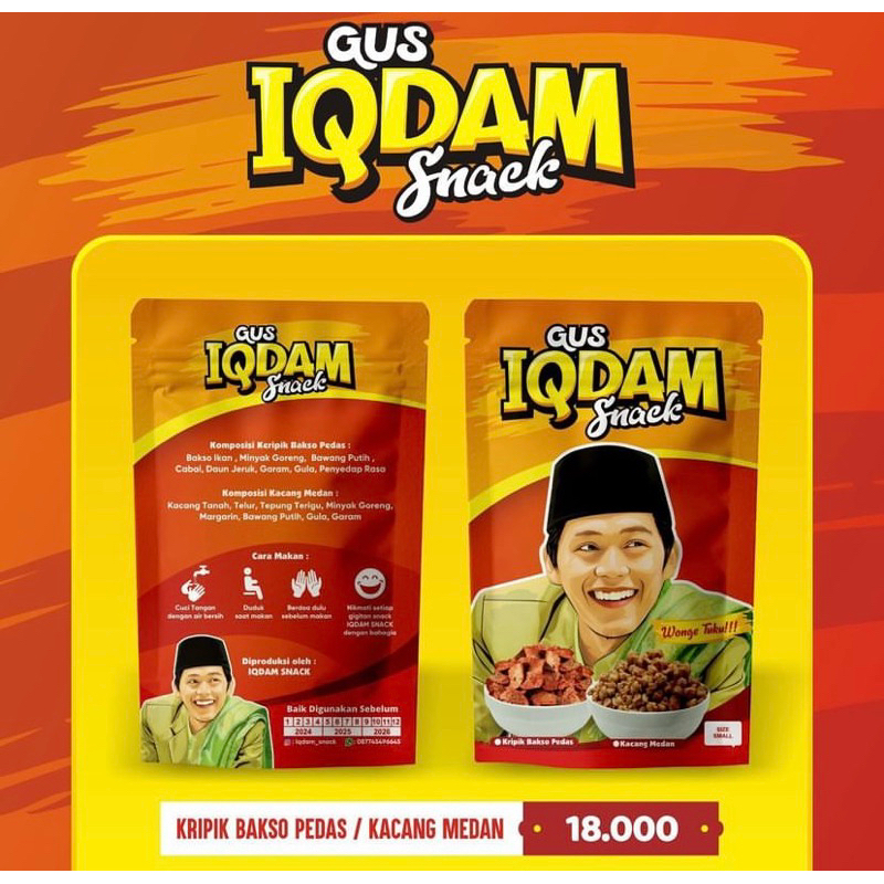 Gus Iqdam Snack Original Sabilu Taubah | Basreng | makaroni | kripik usus | sarung gus iqdam | kripi