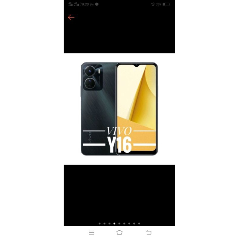 0Vivo Y16 RAM 6GB + ROM 128GB - 5000mAh Ultra Fast Side Fingerprint Smartphone