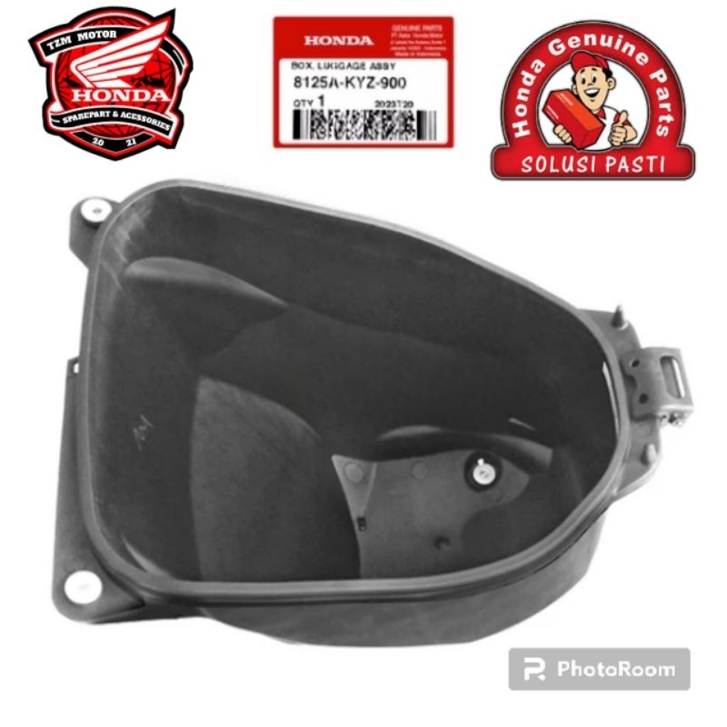 8125A-KYZ-900 box Luggage box bagasi bawah jok Supra x 125 karbu / Supra x 125 fi helm in original