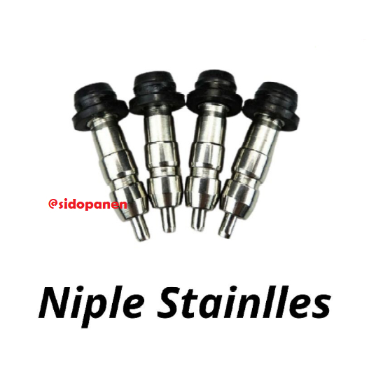 Nipel Ayam Stainless Nepel Puyuh Niplee Nepel Ayam Puyuh Stainles Niplle A1 pipa 1/2'' inch