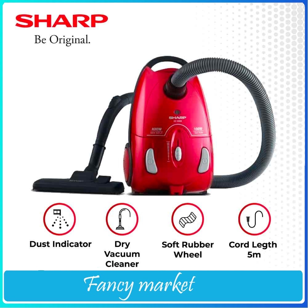 VACUM CLEANER SHARP/PENYEDOT DEBU SHARP Ec-8305 Vacuum Cleaner Low Wattage