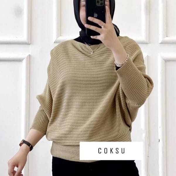 BATWING CARDIGAN RAJUT