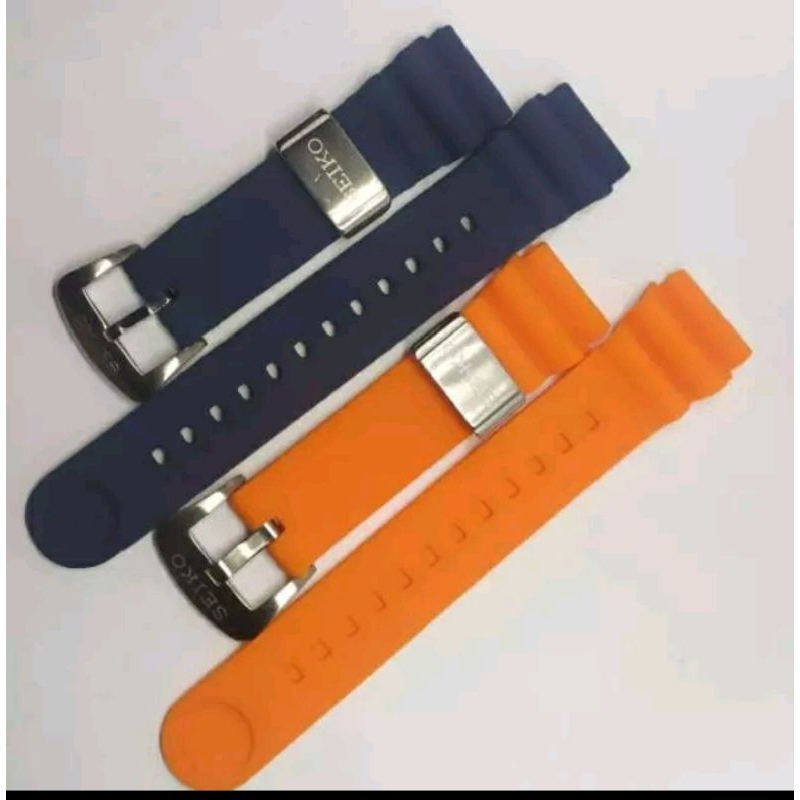 ORIGINAL STRAP TALI JAM TANGAN SEIKO DIVER 22MM SEIKO DIVER TURTLE SAMURAI TUREL