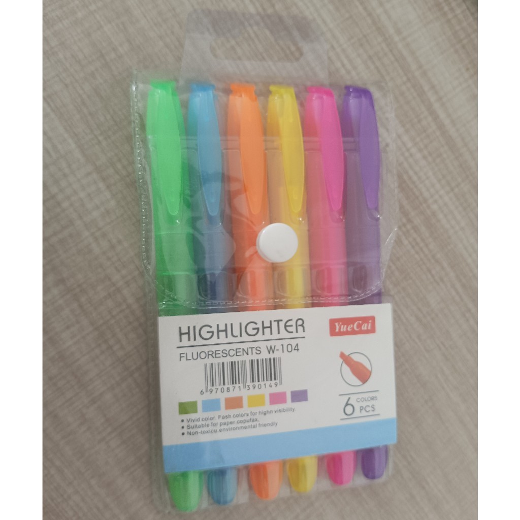 

Highlighter Stabilo Neon 6 Set Warna - Highlighter 10 Pack